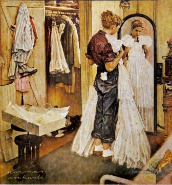Norman Rockwell Painting - Vestido Norman Rockwell